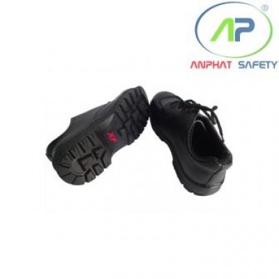 ABC-giày XP đỏ thường size 36 (3 nút si đồng, chỉ vàng)